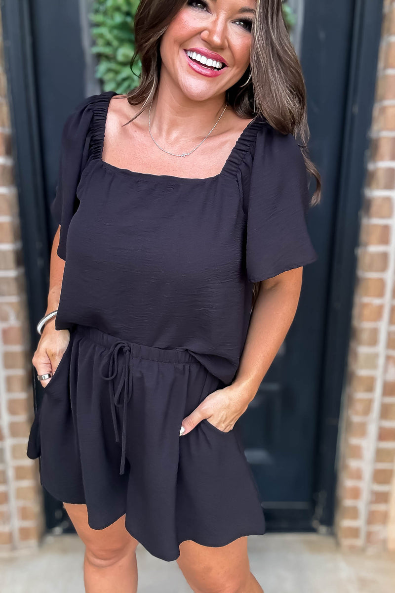 Get Obsessed Black Shorts