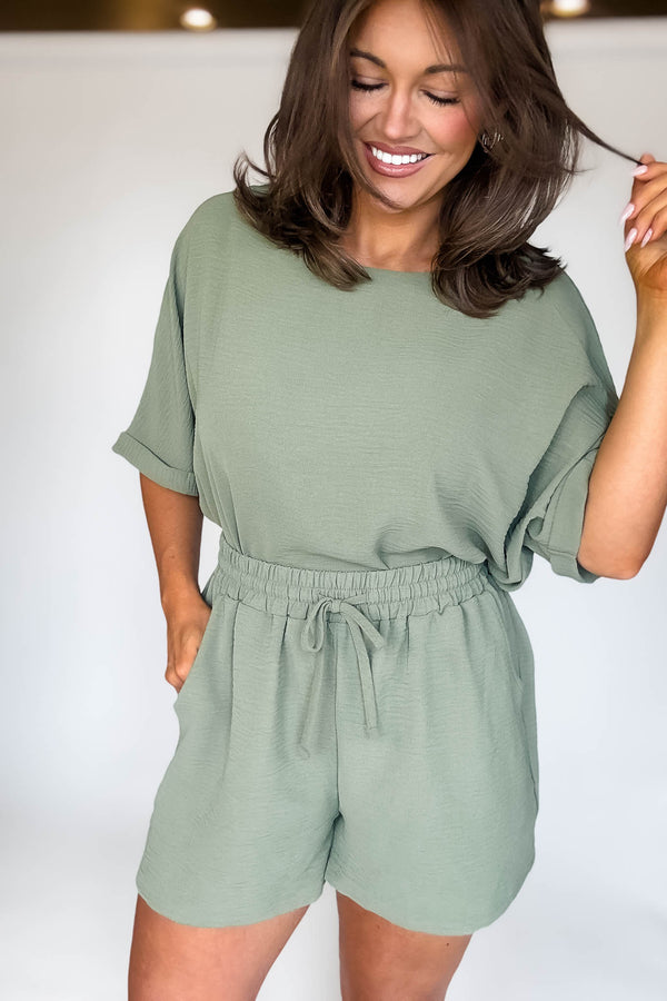 Sparrow Light Olive Airflow Shorts
