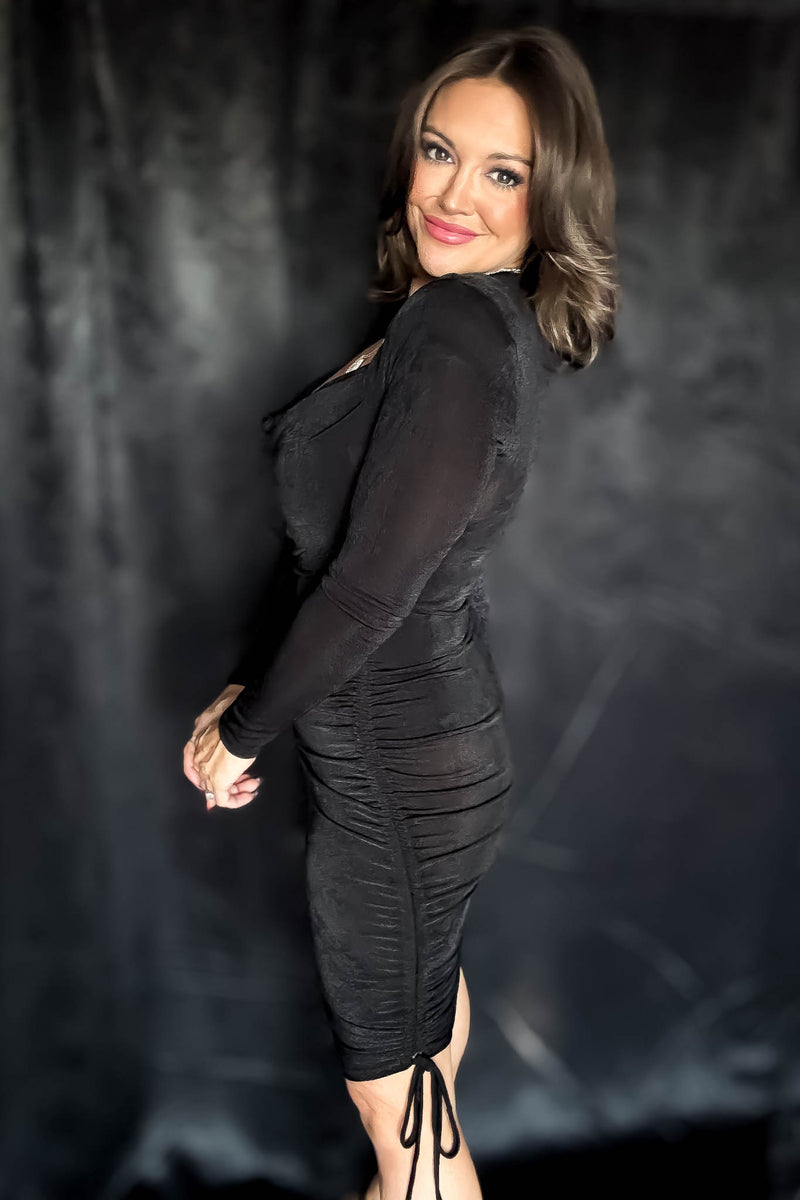 Little Black Allusion Dress