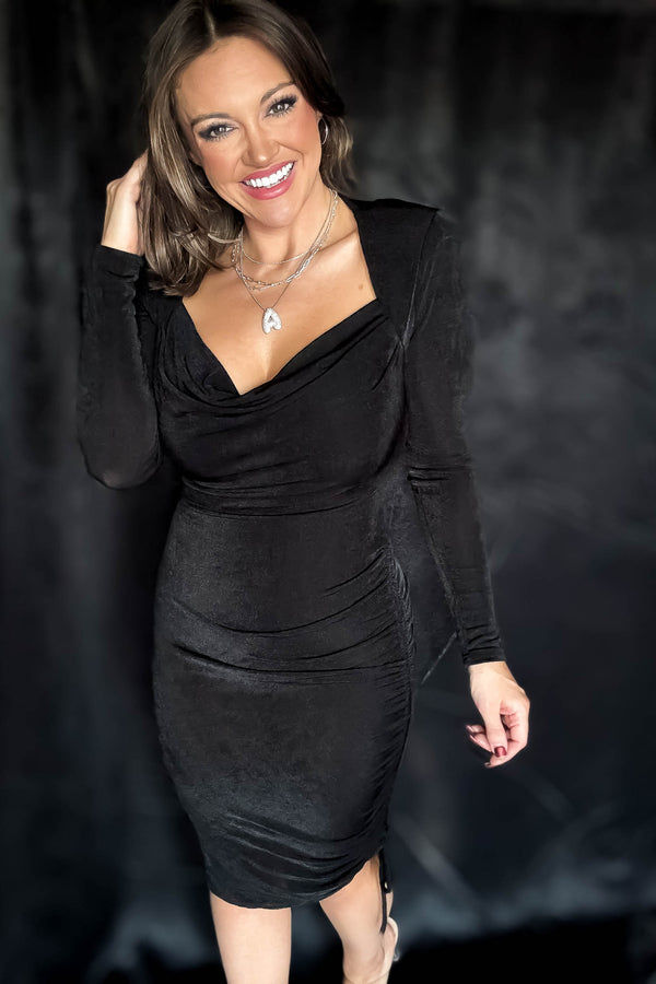 Little Black Allusion Dress