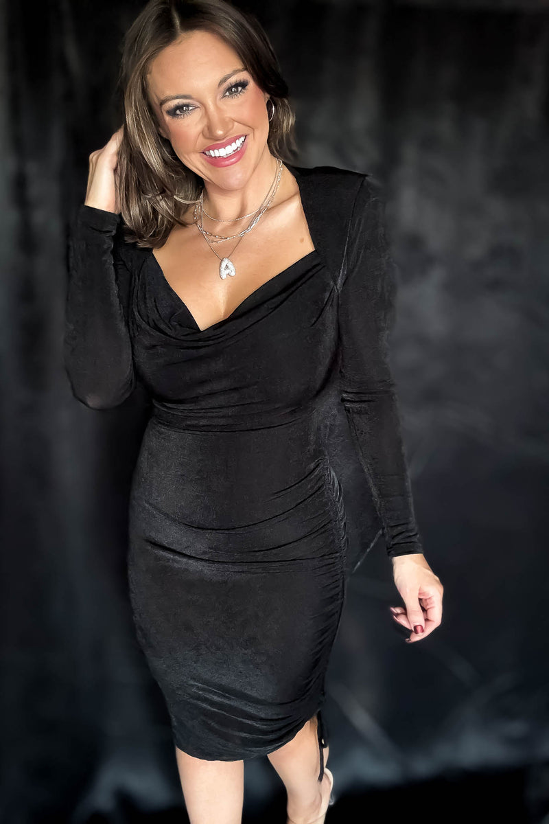 Little Black Allusion Dress