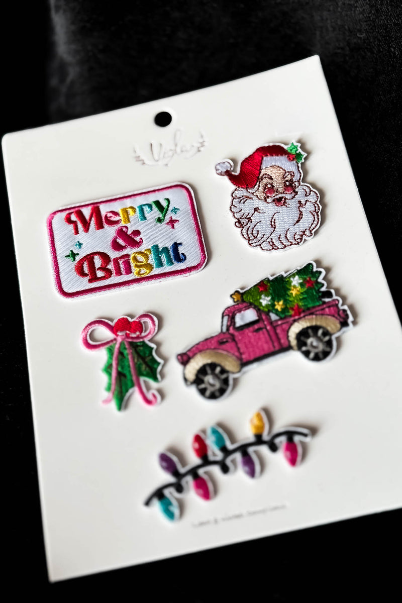 Merry And Bright Patches