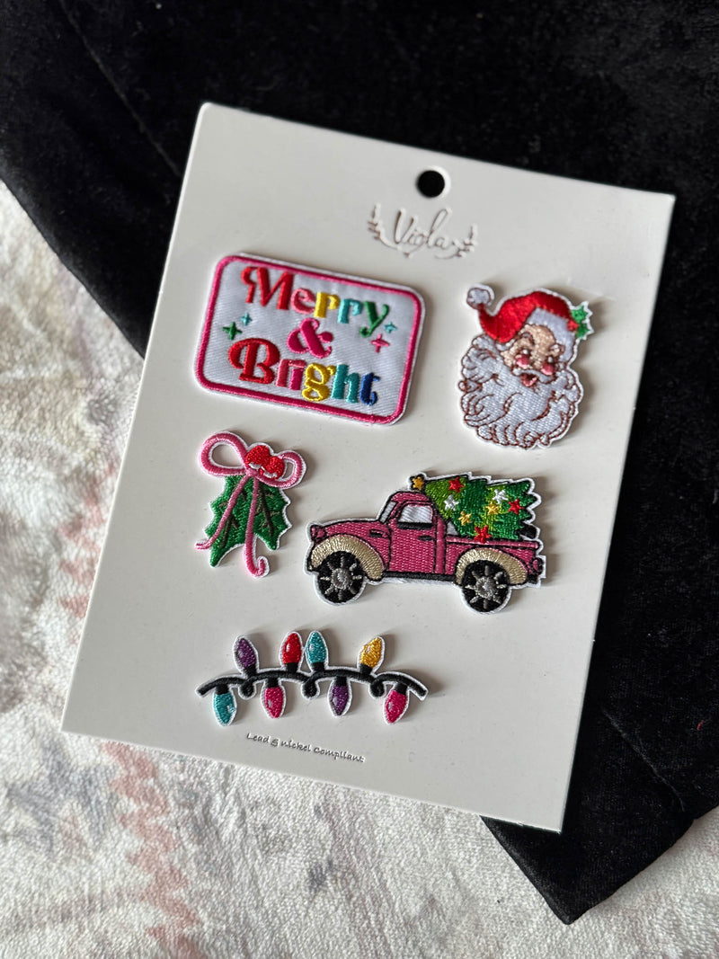 Merry And Bright Patches