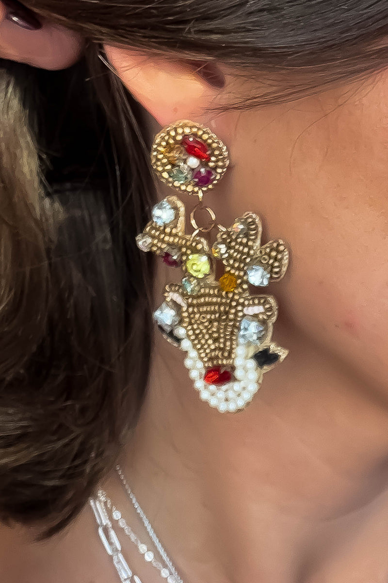 Reindeer Earrings