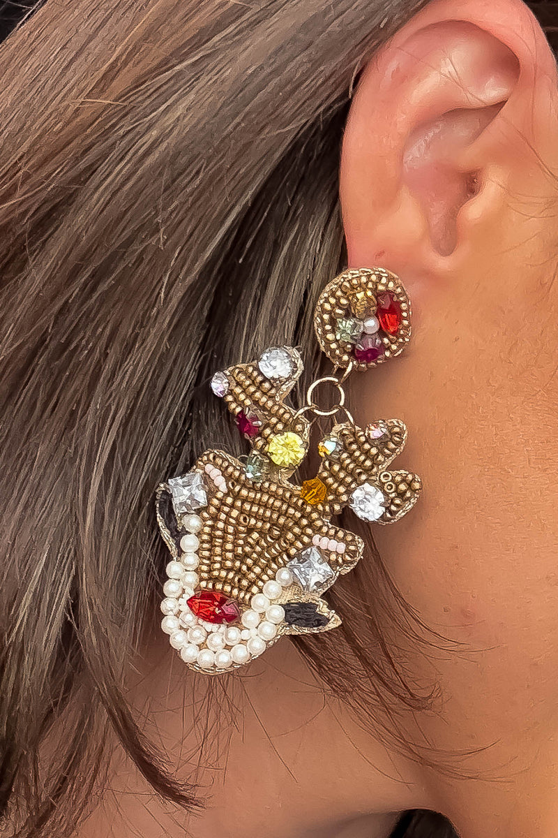 Reindeer Earrings