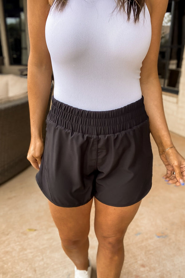 Top Notch Black Active Short