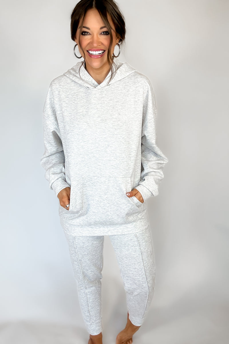 Scuba Heather Grey Hoodie