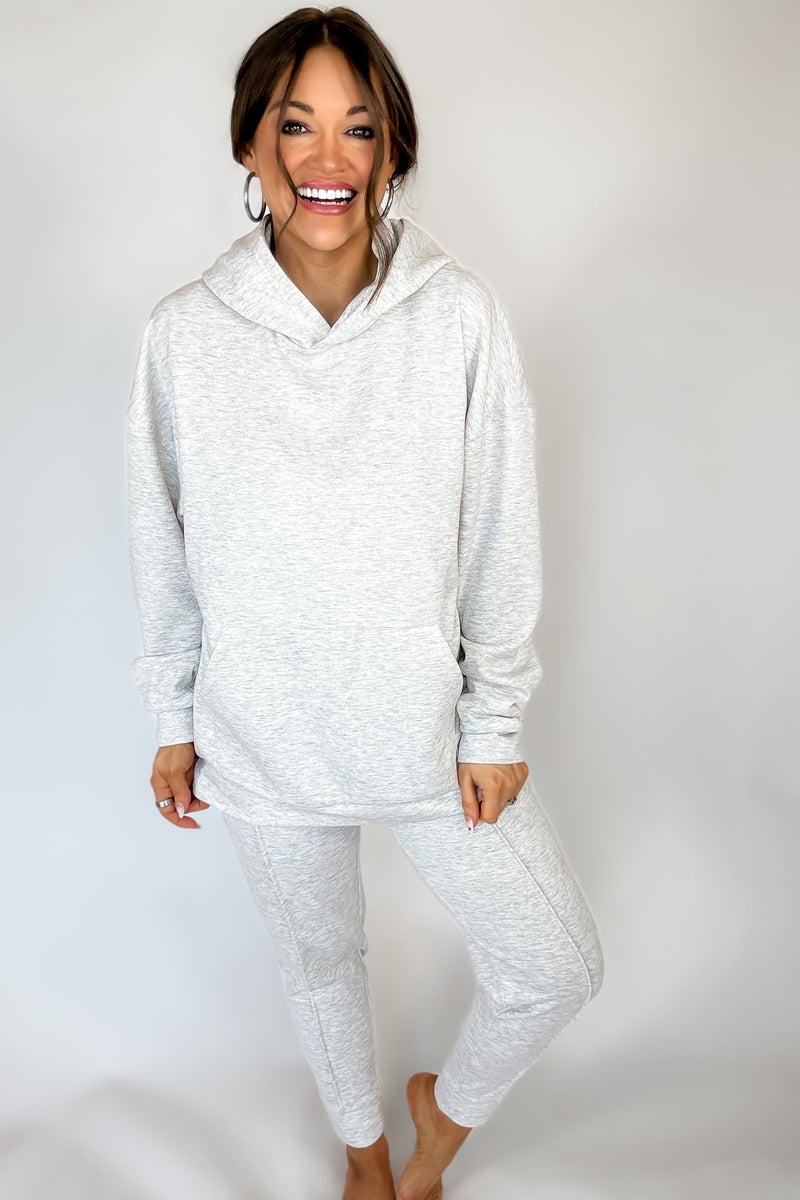 Scuba Heather Grey Hoodie