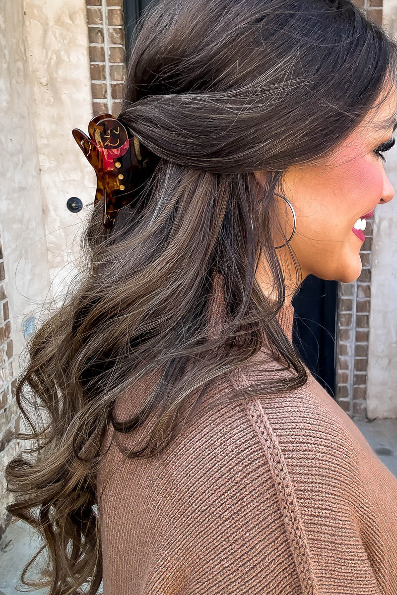 Gingerbread Hair Clip