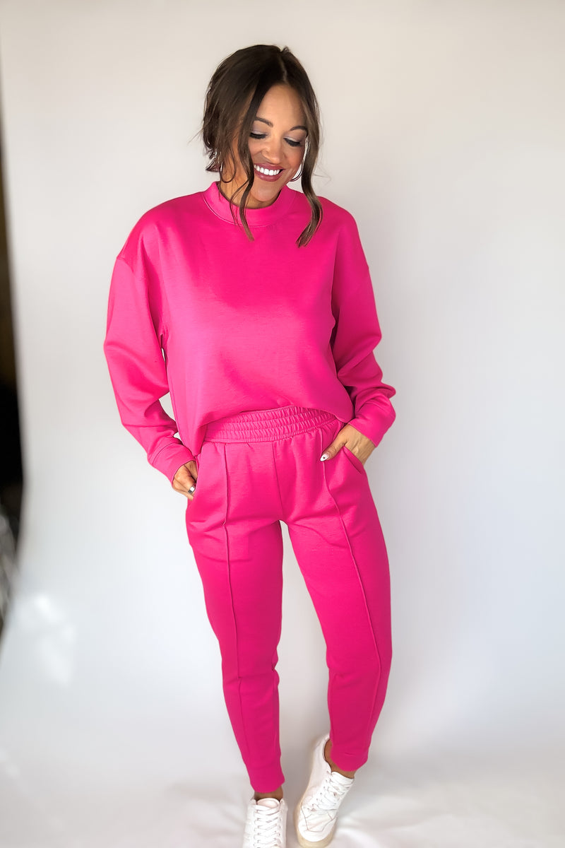 Scuba Hot Pink Joggers