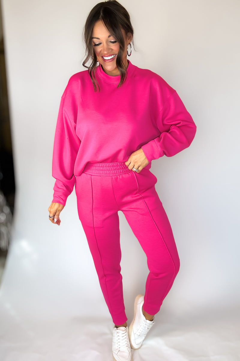 Scuba Hot Pink Joggers