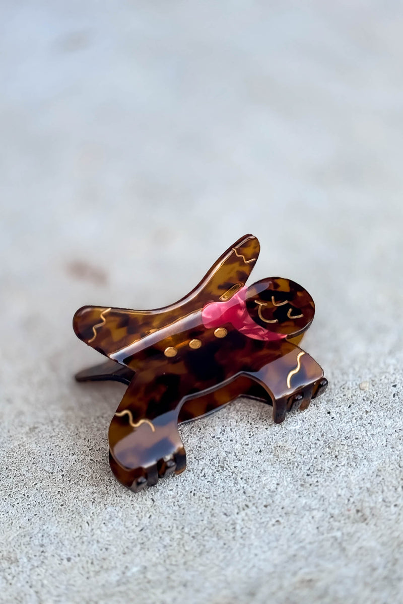 Gingerbread Hair Clip