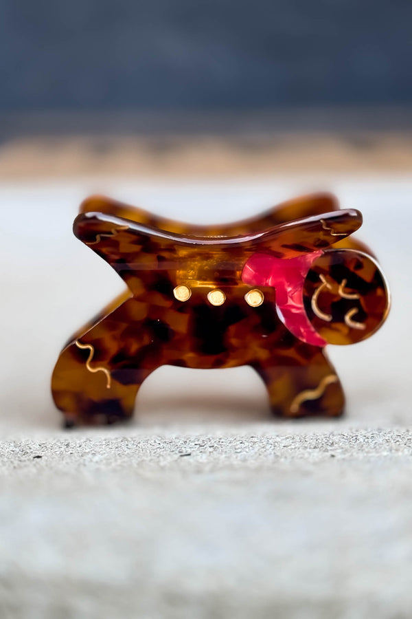 Gingerbread Hair Clip
