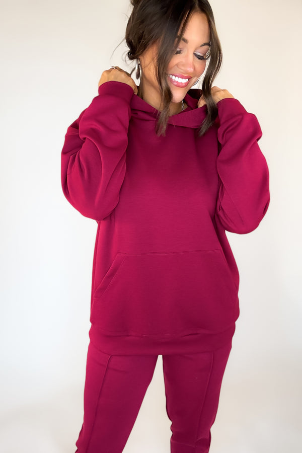 Scuba Cabernet Hoodie