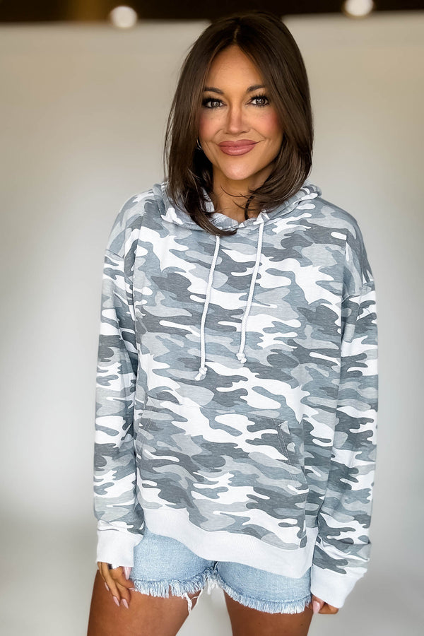 Camo Print Hoodie