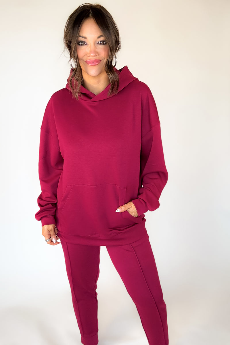 Scuba Cabernet Hoodie