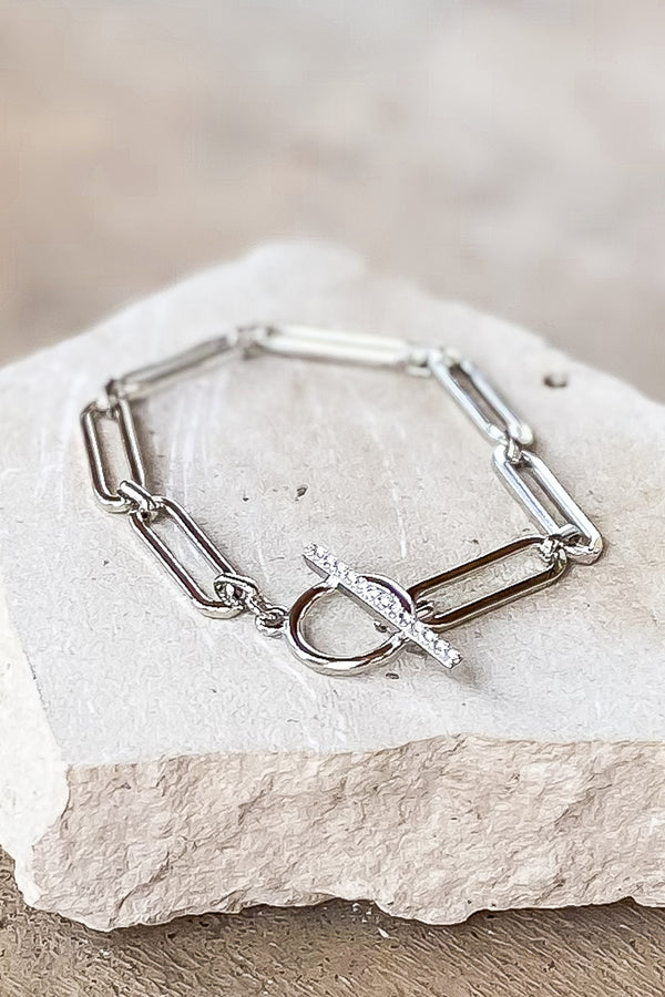 You Are Capable Silver Link Bracelet
