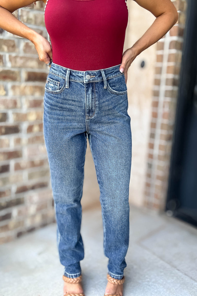 Judy Blue High Waisted Rigid Magic Non-Destroy Straight
