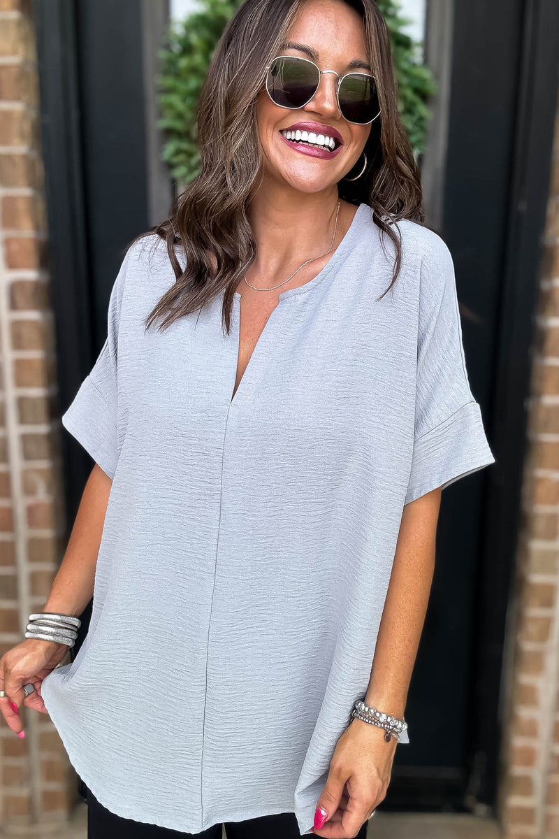 Chic And Polished Sleet Top