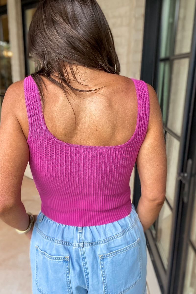In The Details Fuchsia  Tank