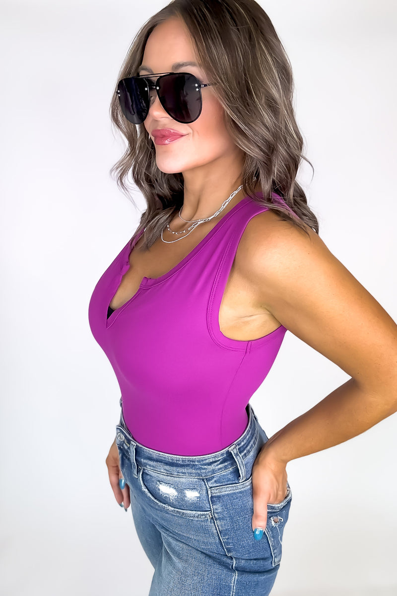 Loving This Moment Light Plum Bodysuit