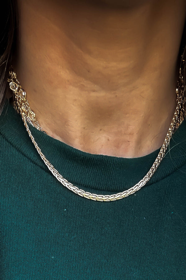Gold Cablelink Necklace