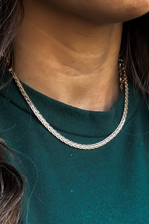 Gold Cablelink Necklace