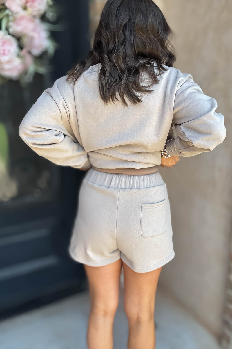 Softest Ever Ash Mocha Fleece Shorts
