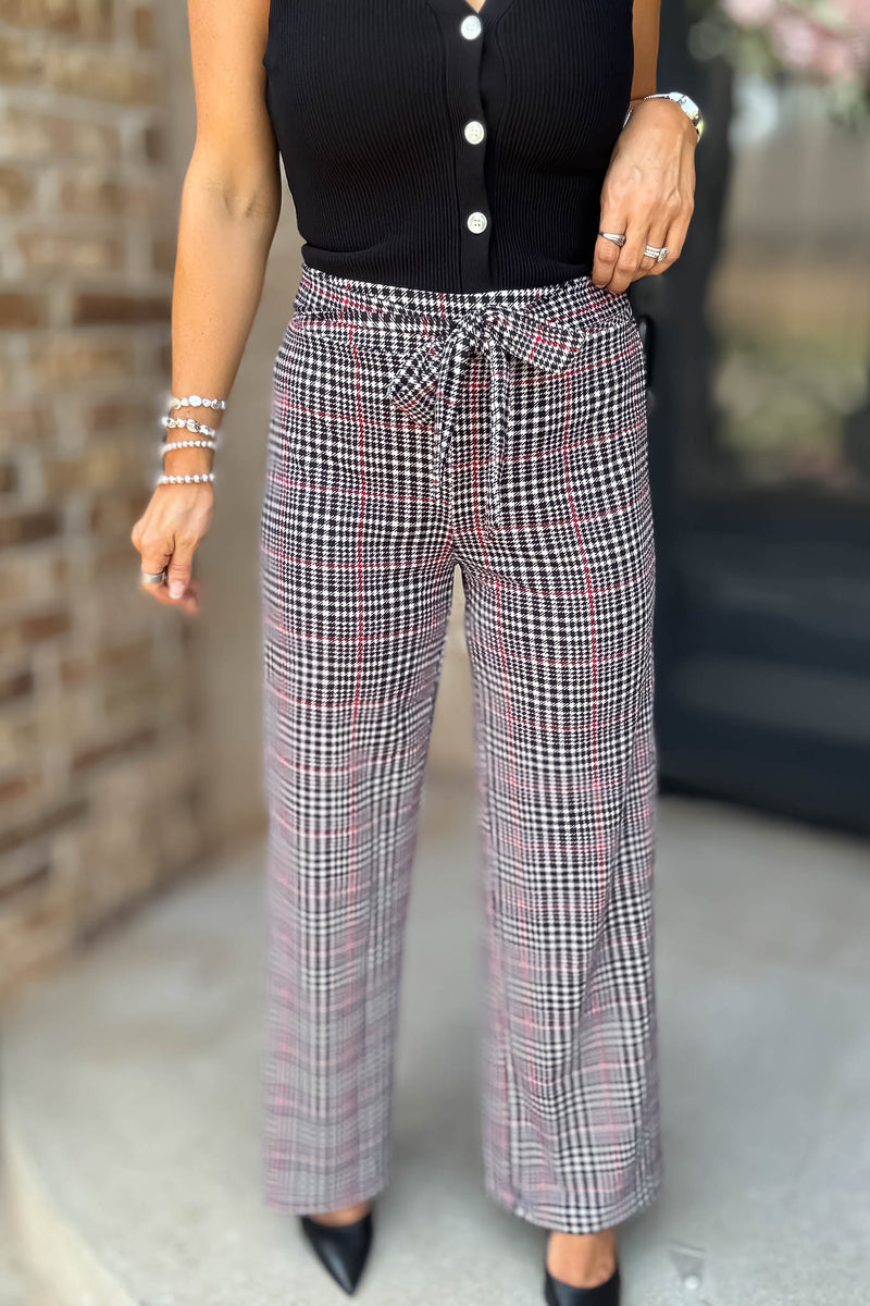 Mad For Plaid Tie Pants