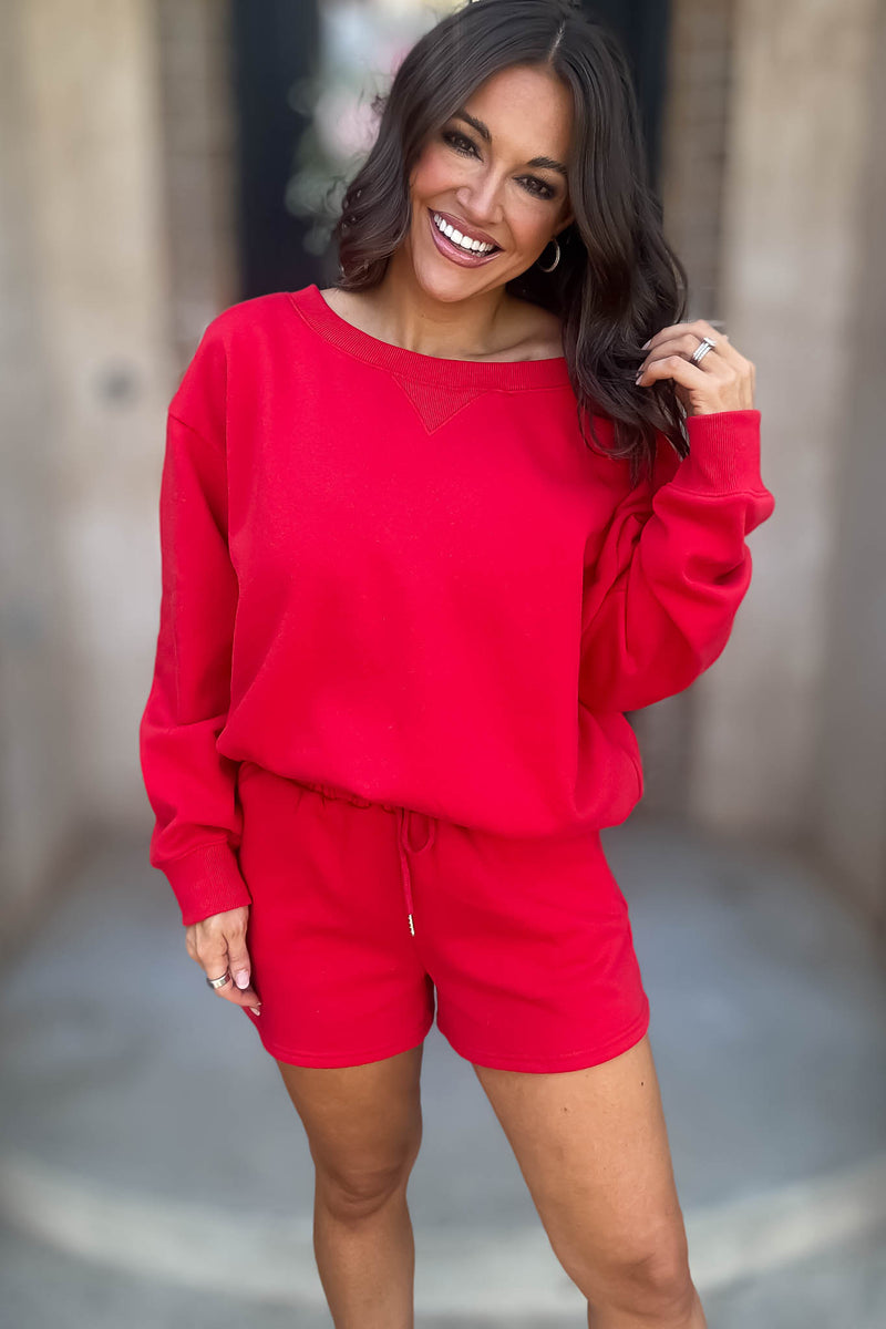 Softest Ever Ruby Fleece Shorts