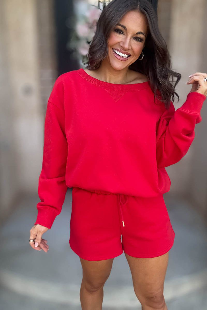 Softest Ever Ruby Fleece Shorts