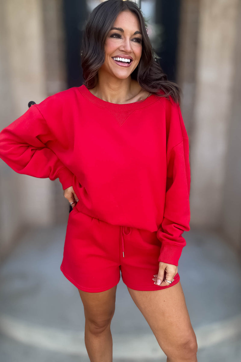 Softest Ever Ruby Fleece Shorts