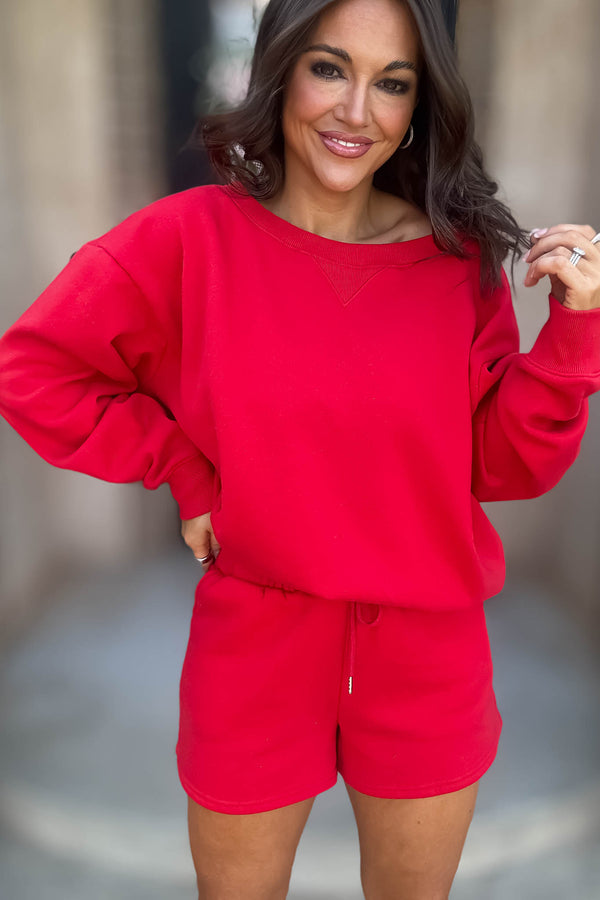 Softest Ever Ruby Fleece Shorts