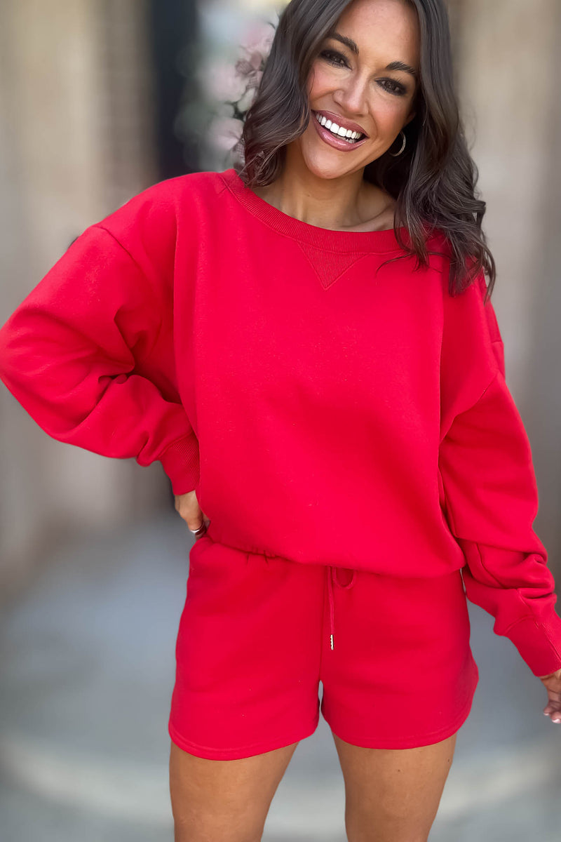 Softest Ever Ruby Fleece Shorts