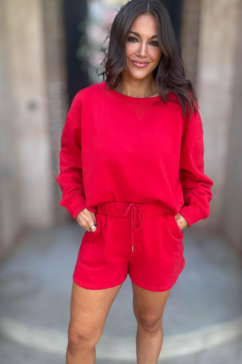 Softest Ever Ruby Fleece Shorts