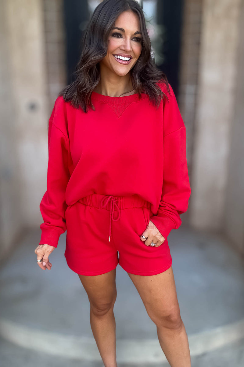 Softest Ever Ruby Fleece Shorts