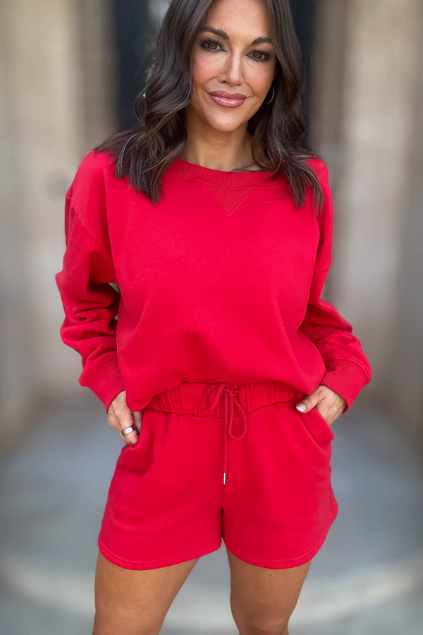 Softest Ever Ruby Fleece Shorts