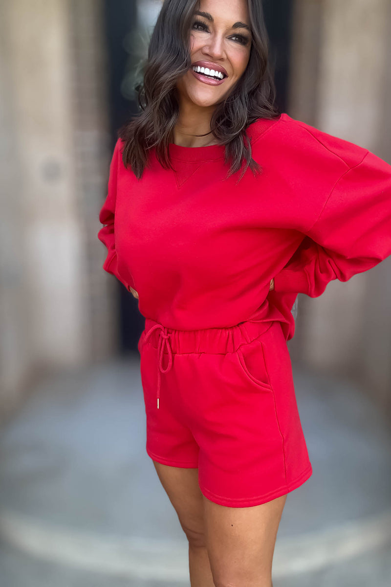 Softest Ever Ruby Fleece Shorts