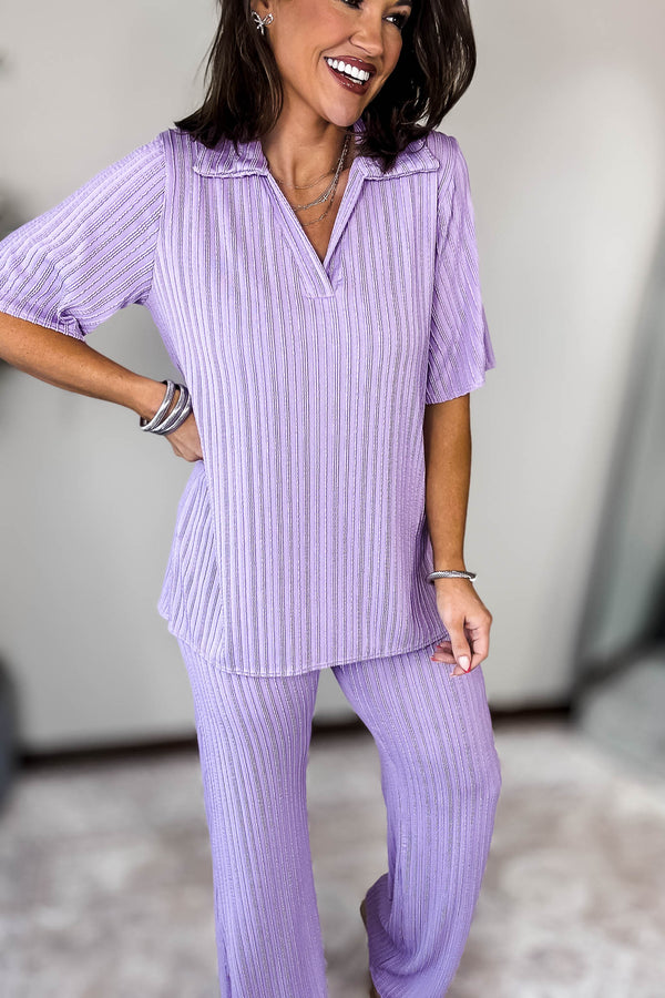 Take Me There Lavender Top