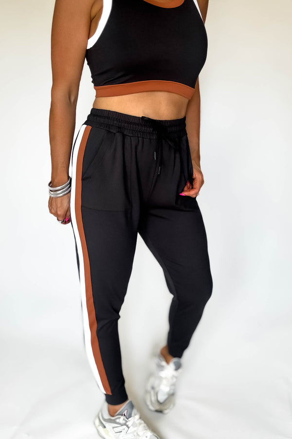 Powerplay Black Active Joggers