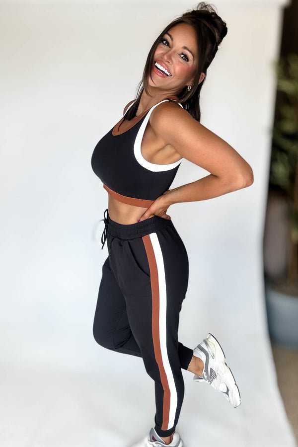 Powerplay Black Active Joggers