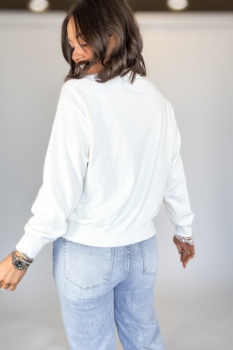 Essential Cream Round Neck Sweater