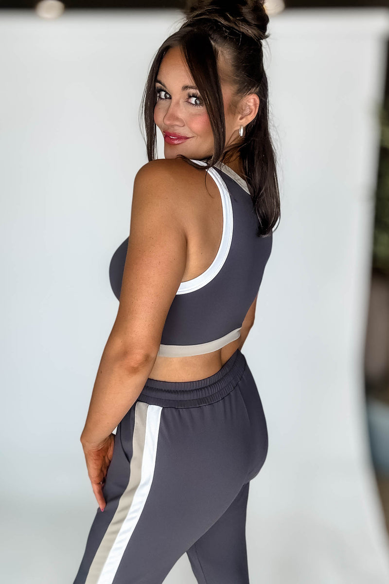 Powerplay Grey Active Top