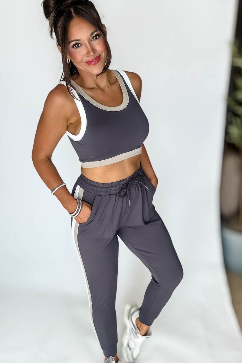 Powerplay Grey Active Joggers