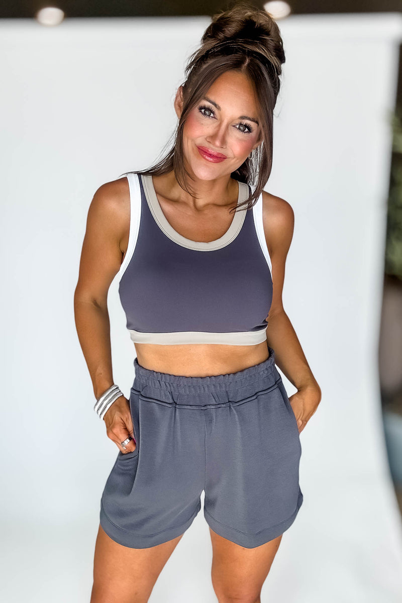 Powerplay Grey Active Top