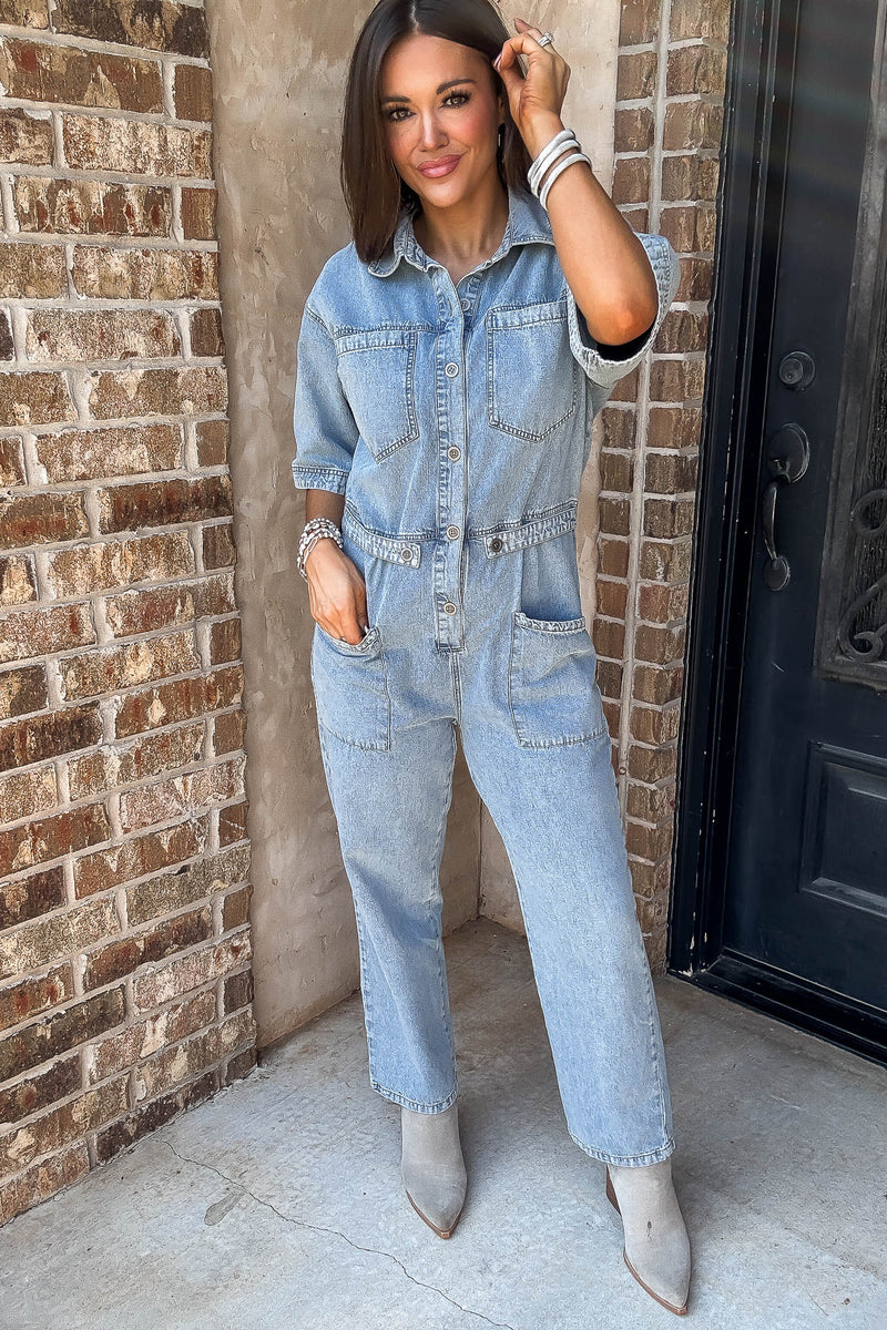 Mustard Seed Denim Jumpsuit