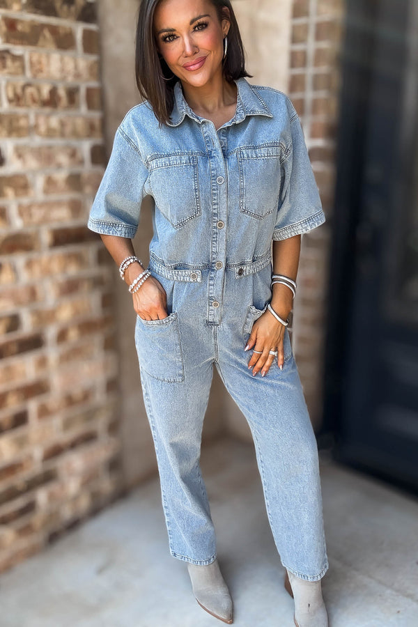 Mustard Seed Denim Jumpsuit