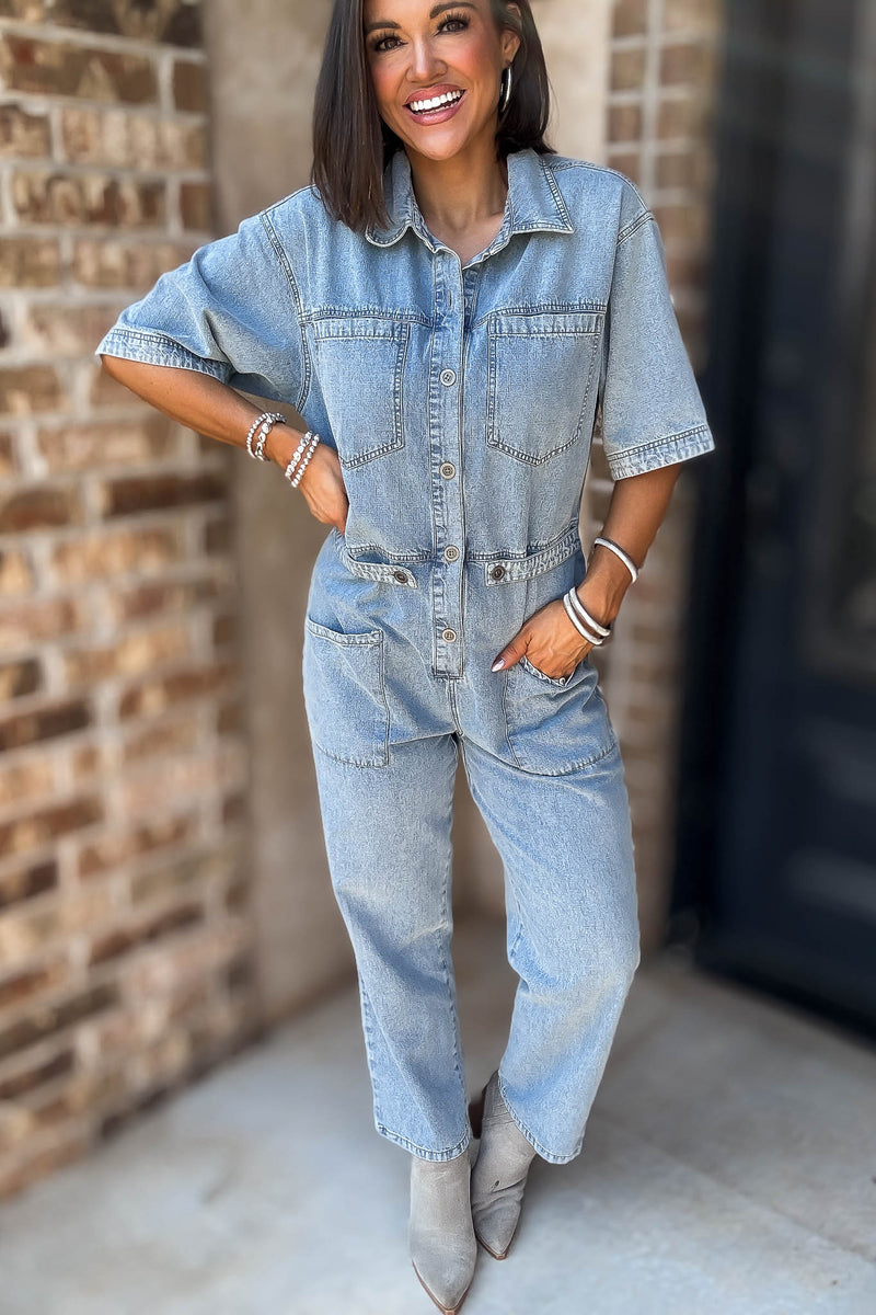 Mustard Seed Denim Jumpsuit