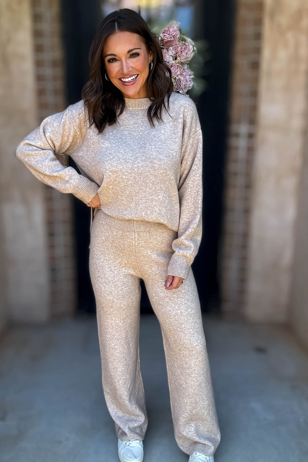 Mable Caught Up In The Moment Taupe Pants