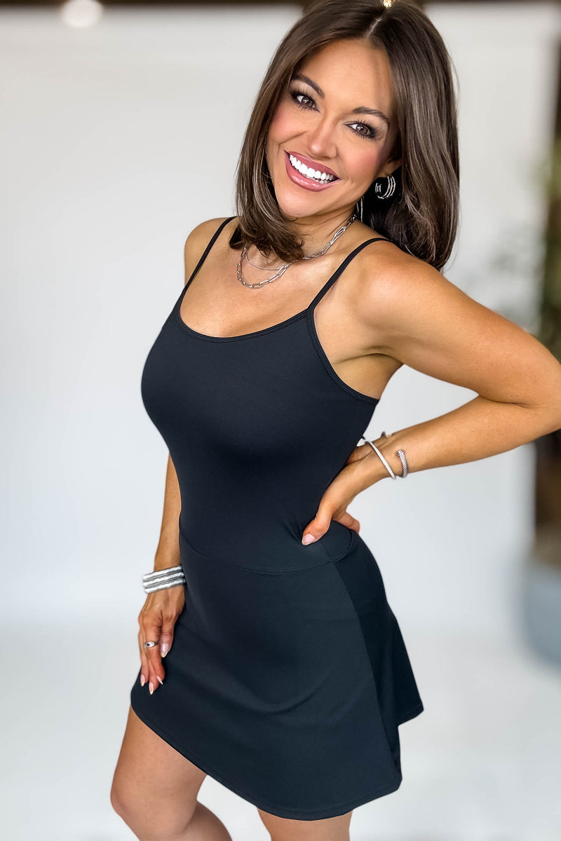 Athletic Black Skort Dress
